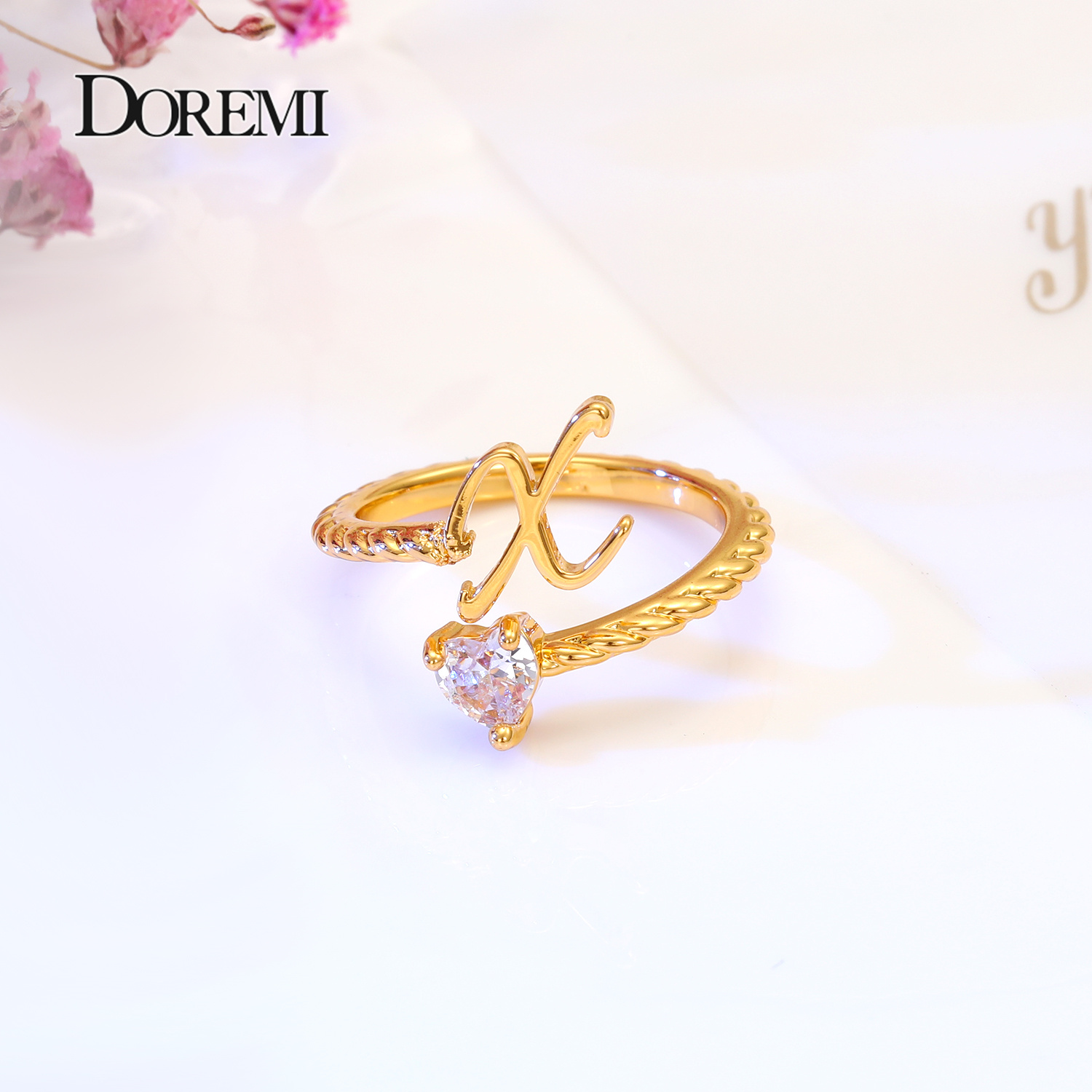 Wedding Z - Lateefah bague réglable cadeau personnalisé petite