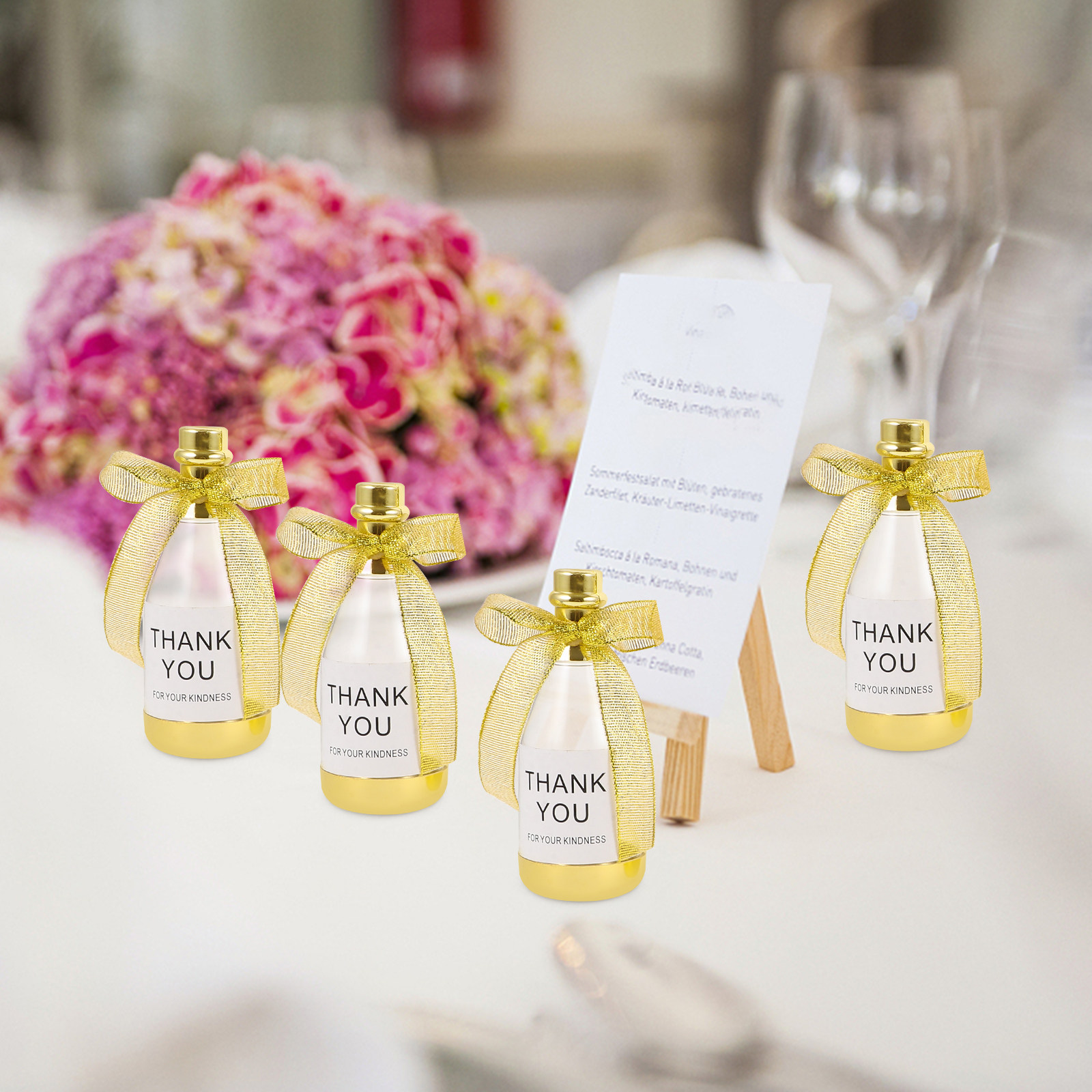 Wedding Favor Box - 6 boîtes à bonbons élégantes en