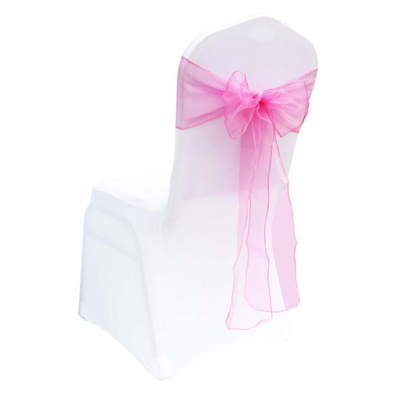 Chair Sash Organza - Ceintures de chaise en Organza pour