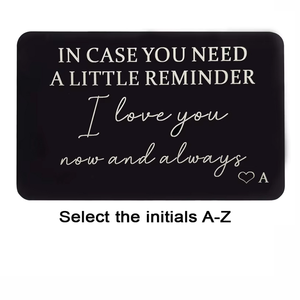Wedding Z - Porte-cartes A-Z, petit cadeau pour homme,