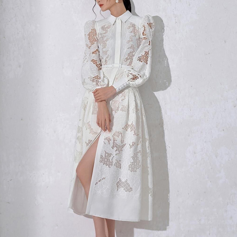 Bridal Sash Ribbon - Robe de Luxe en Dentelle Brodée