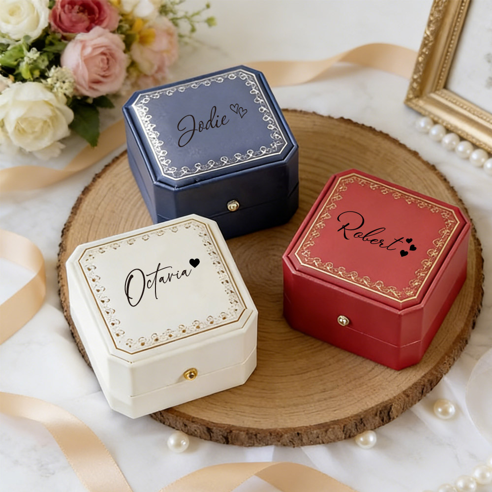 Boîte à bague personnalisée en - Wedding Zone avis et prix
