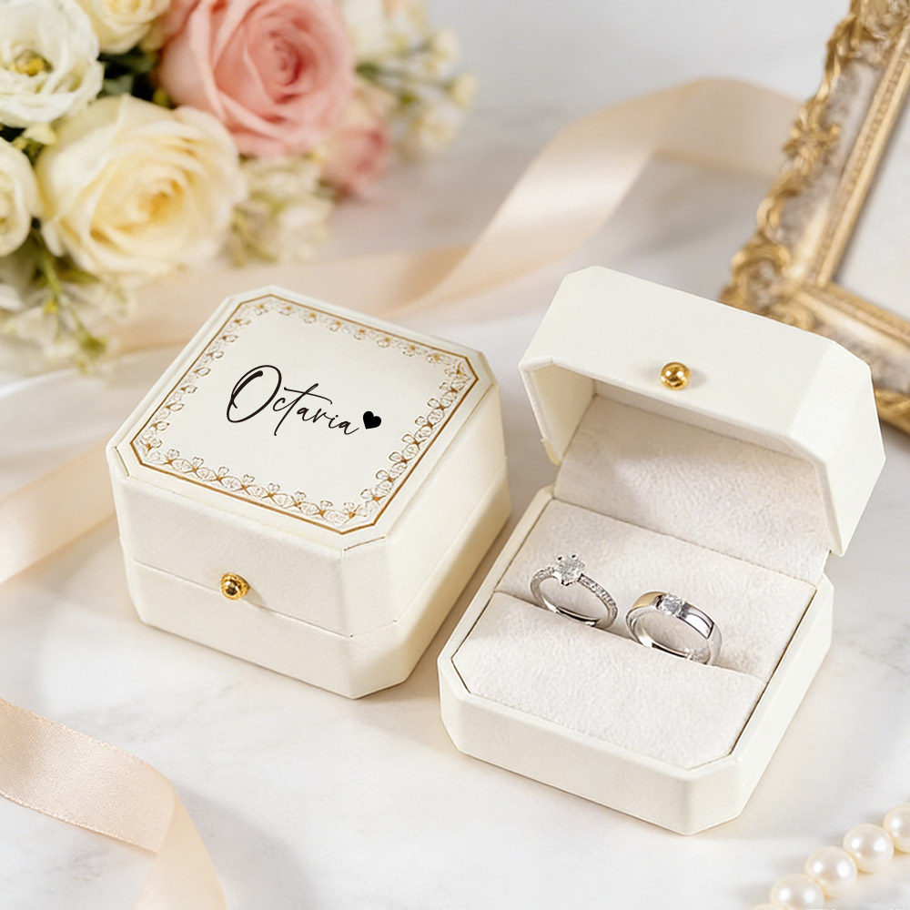 Boîte à bague personnalisée en - Wedding Zone avis et prix