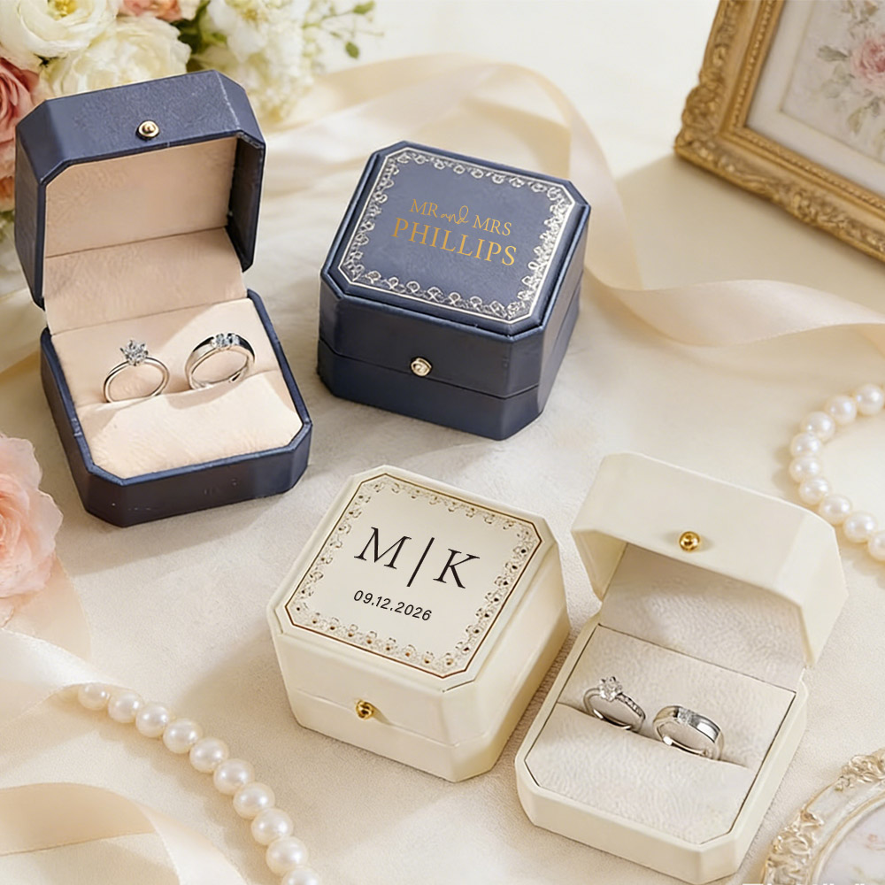Boîte à bague personnalisée en - Wedding Zone avis et prix