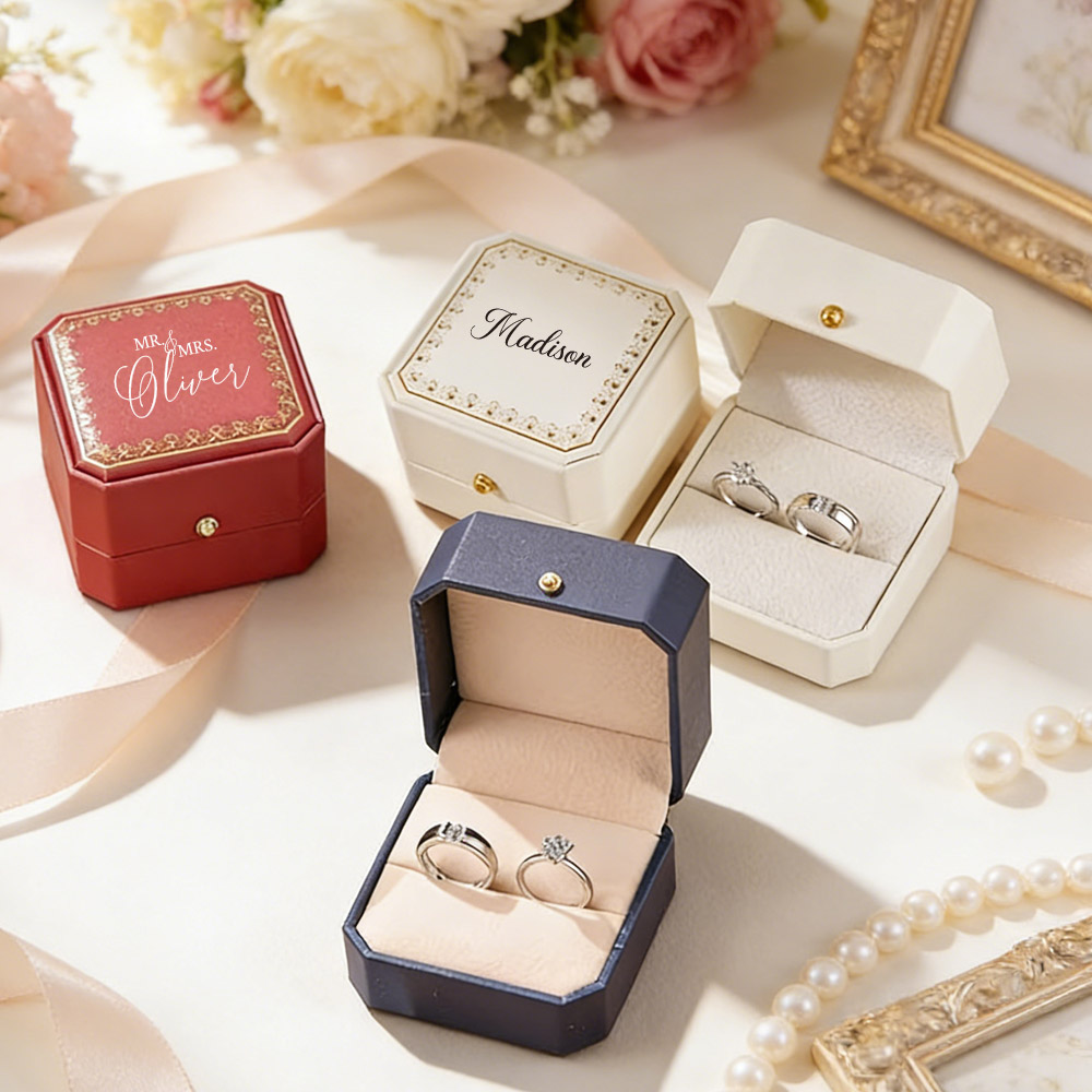 Boîte à bague personnalisée en - Wedding Zone avis et prix