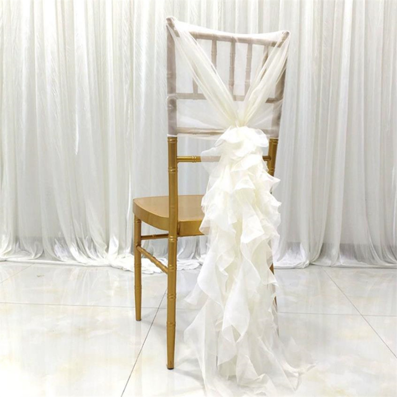Décorations de chaise en bambo - Chair Sash Organza avis et prix