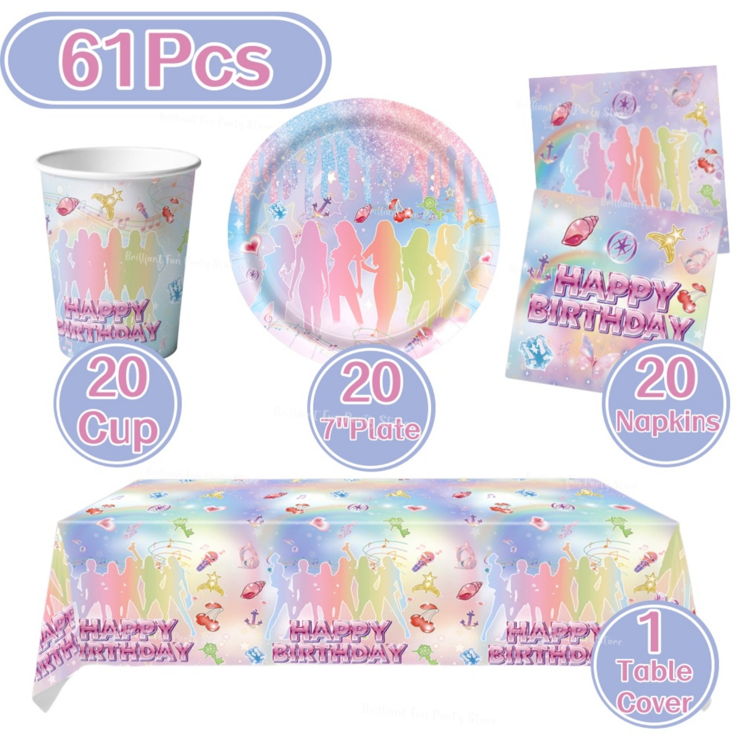 Ensemble de vaisselle jetable  - Wedding Supply Kit avis et prix