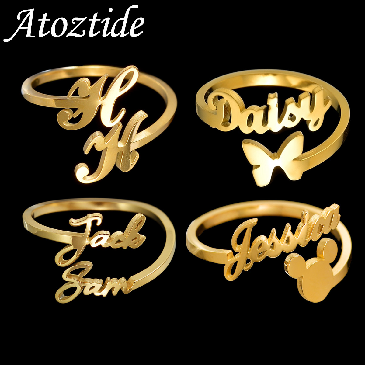Atoztide – bagues avec noms pe - Wedding Zone avis et prix