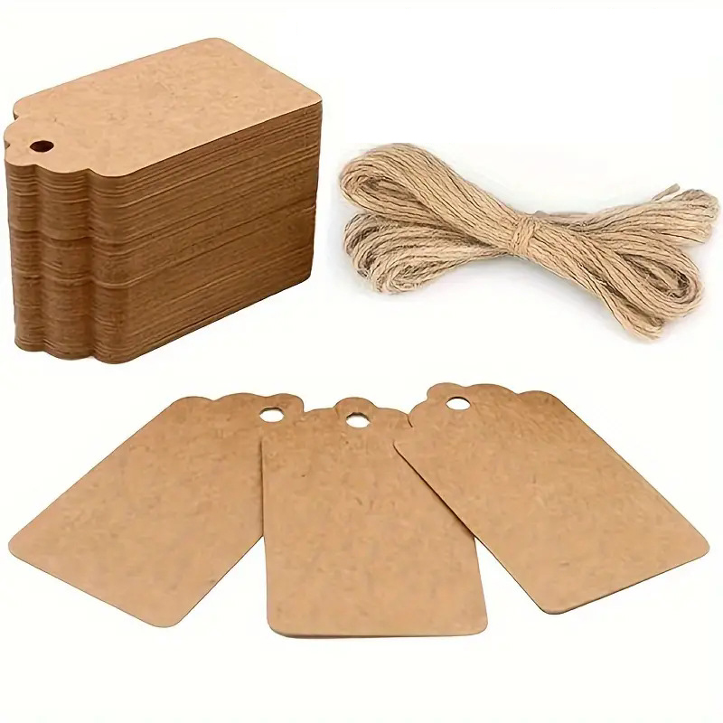 100 étiquettes en papier kraft - Wedding Favor Box avis et prix