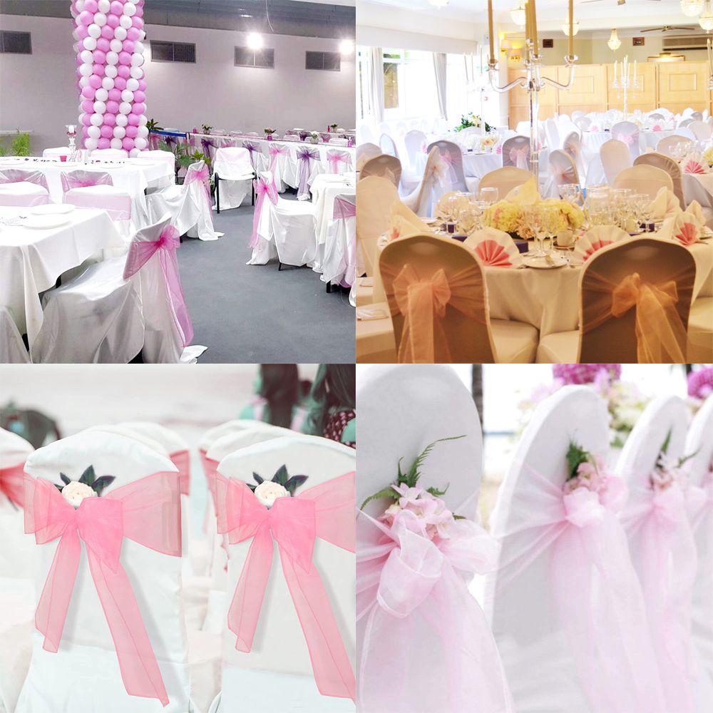 1 pièce Ruban de décoration en - Chair Sash Organza avis et prix