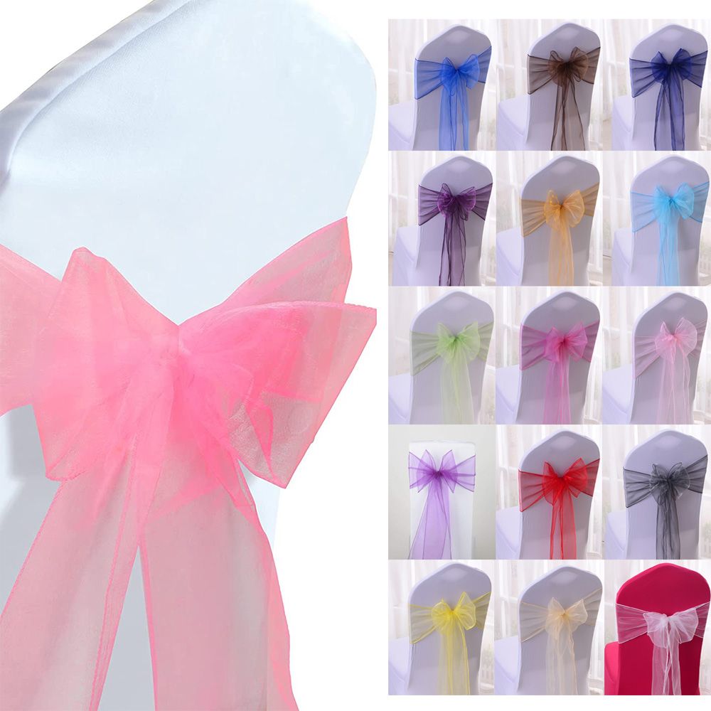 1 pièce Ruban de décoration en - Chair Sash Organza avis et prix