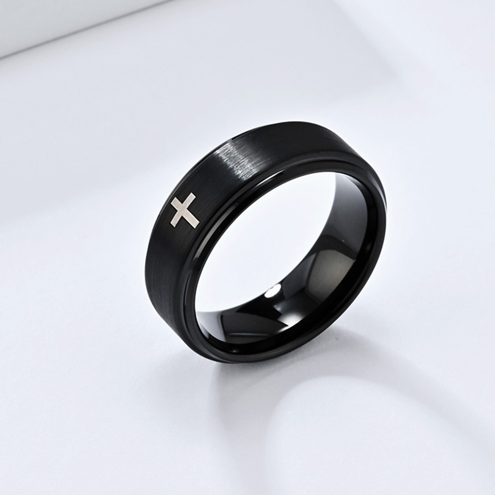 Bague rétro en titane et acier - Wedding Zone avis et prix