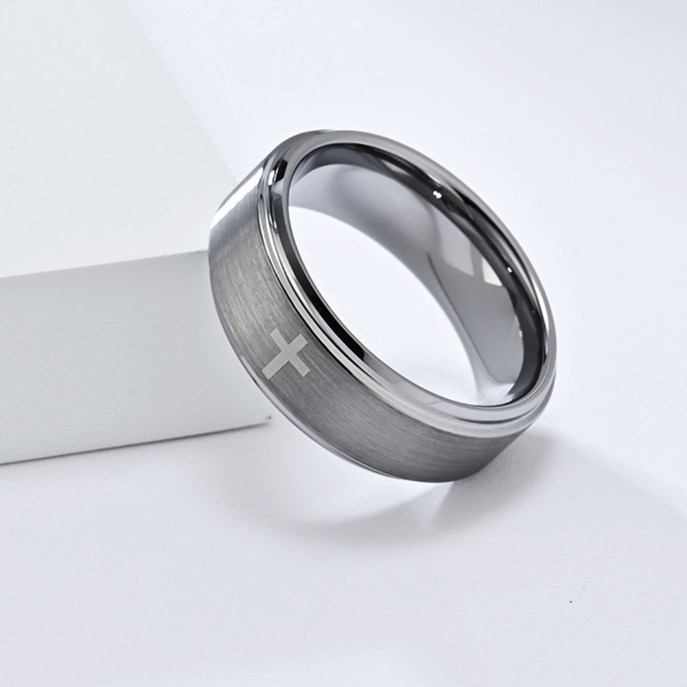 Bague rétro en titane et acier - Wedding Zone avis et prix