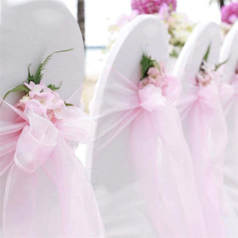 10/50/100 pièces décoration de - Chair Sash Organza avis et prix