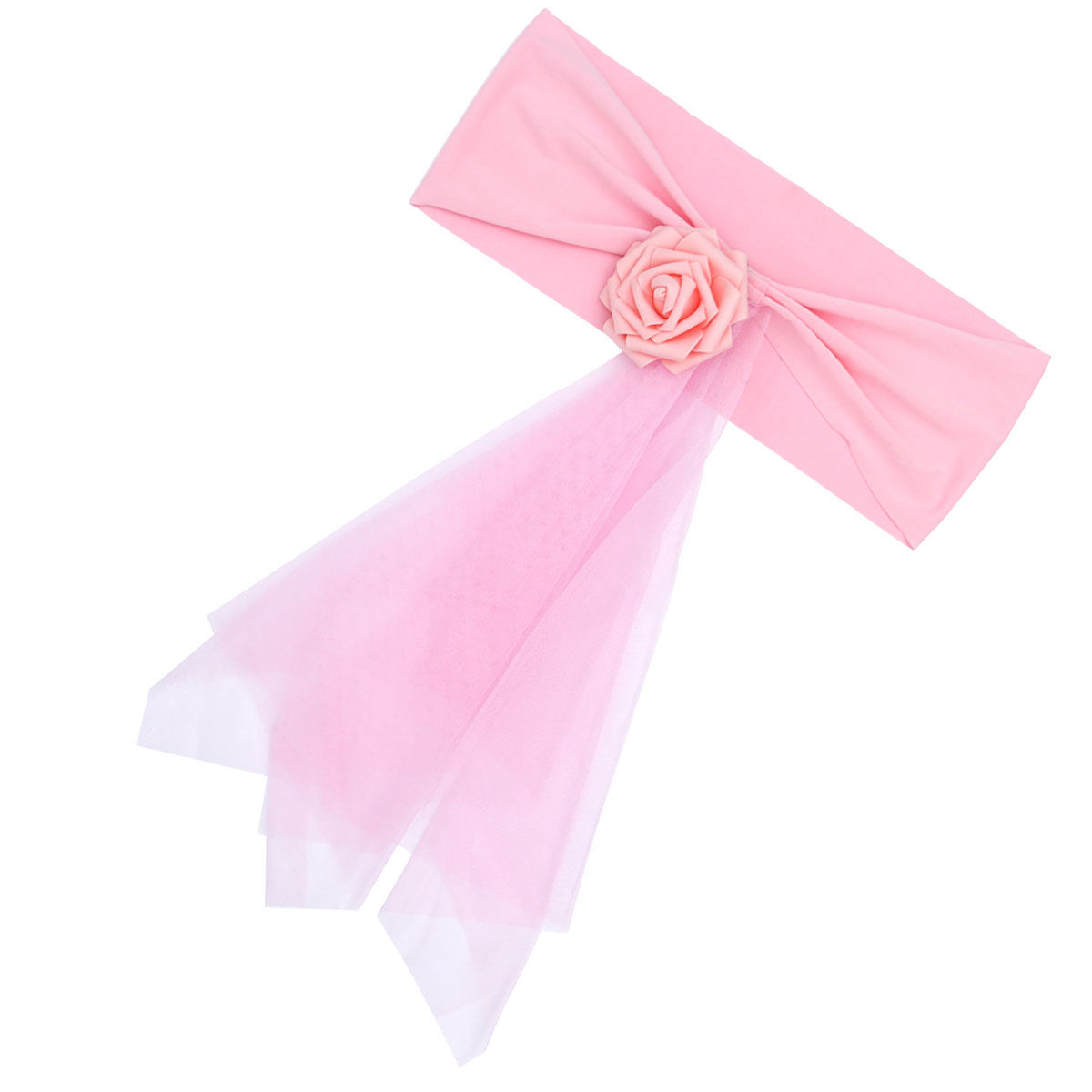 Nœuds élégants en organza rose - Chair Sash Organza avis et prix