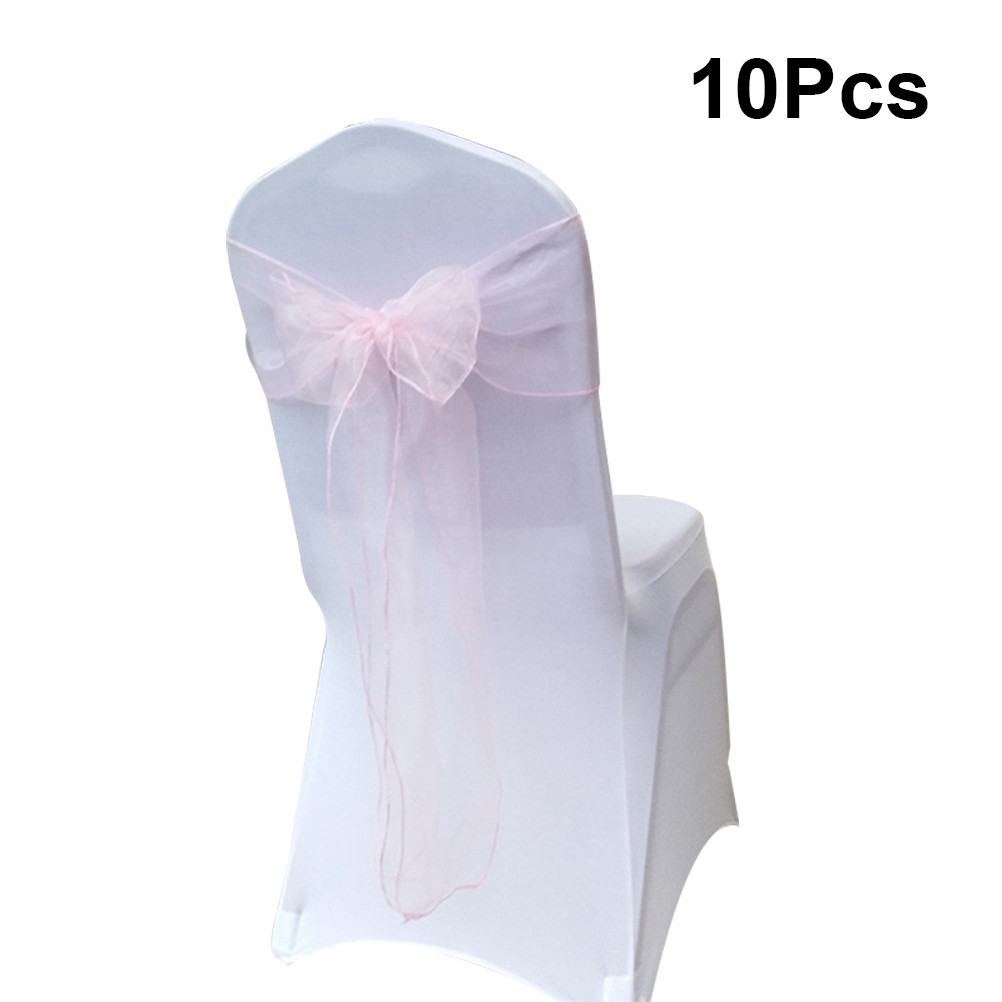 10 pièces, ruban à nœud pour c - Chair Sash Organza avis et prix