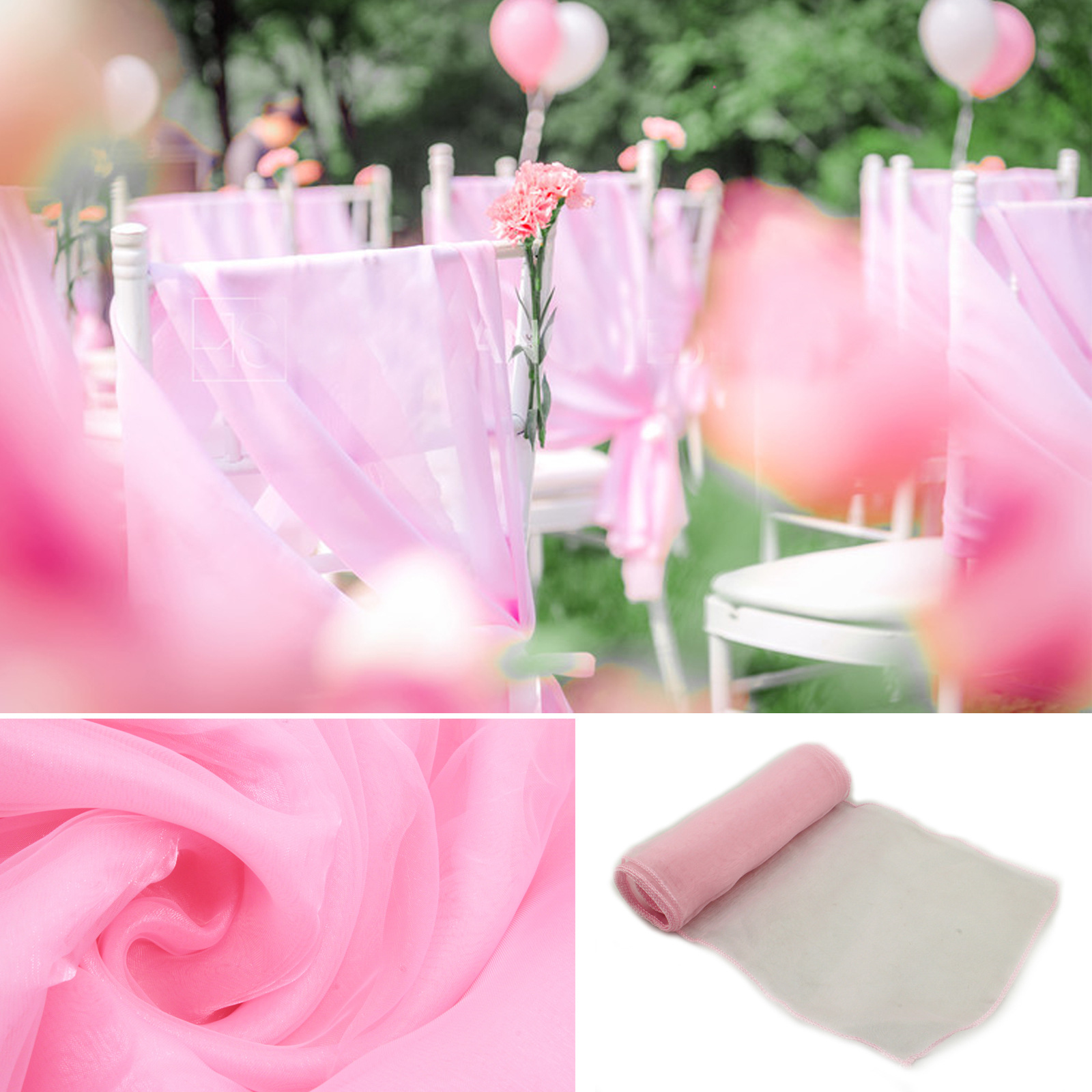 Ceintures de chaise en Organza - Chair Sash Organza avis et prix